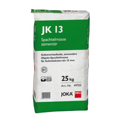 JOKA  JK 13 Spachtelmasse zementär Sack 25 kg Schichtdicke bis 15 mm