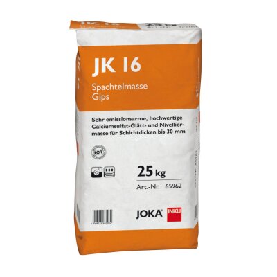 JOKA JK 16 Spachtelmasse Gips 25 kg Sack Schichtdicke bis 30 mm
