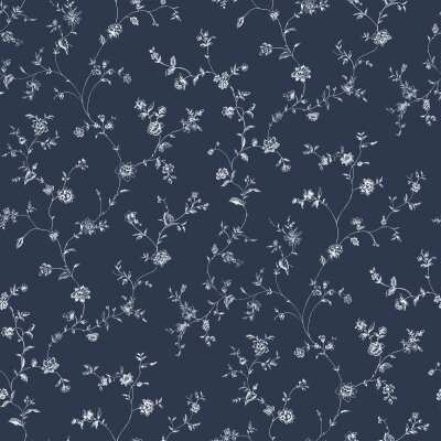 G67863 Tapeten Essener Miniatures 3 Farbe blau, weiß Vliestapete