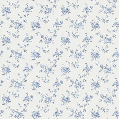 G67892 Tapeten Essener Miniatures 3 Farbe blau, weiß Vliestapete