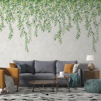 V146-3C Tapeten Essener Panorama 2 Farbe grün Wandbild