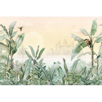 V147-1M Tapeten Essener Panorama 2 Farbe grün Wandbild