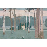 V149-2F Tapeten Essener Panorama 2 Farbe blau Wandbild