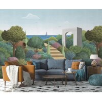 V150-1F Tapeten Essener Panorama 2 Farbe Bunt,...