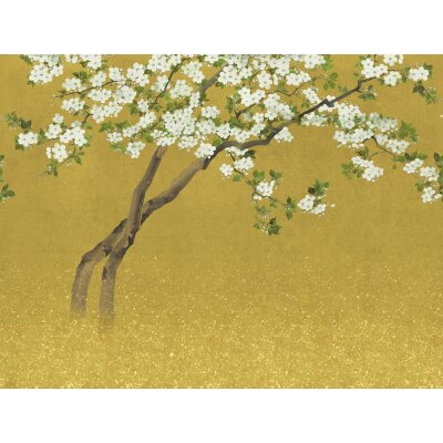 V154-2M Tapeten Essener Panorama 2 Farbe gold Wandbild