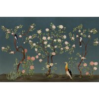 V155-2V Tapeten Essener Panorama 2 Farbe blau, Nacht...