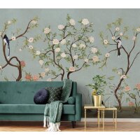 V155-3M Tapeten Essener Panorama 2 Farbe blau Wandbild