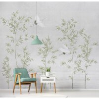 V156-1F Tapeten Essener Panorama 2 Farbe grün Wandbild