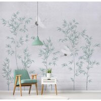 V156-2M Tapeten Essener Panorama 2 Farbe türkis...