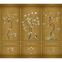 V157-1F Tapeten Essener Panorama 2 Farbe gold Wandbild