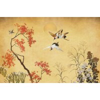 V159-1F Tapeten Essener Panorama 2 Farbe gold Wandbild