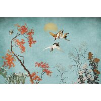 V159-2C Tapeten Essener Panorama 2 Farbe blau Wandbild