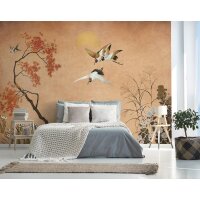 V159-3C Tapeten Essener Panorama 2 Farbe orange Wandbild