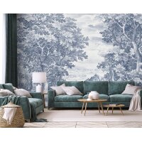 V161-2V Tapeten Essener Panorama 2 Farbe blau Wandbild