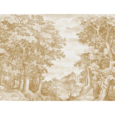 V161-4C Tapeten Essener Panorama 2 Farbe Ocker Wandbild