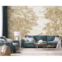 V161-4F Tapeten Essener Panorama 2 Farbe Ocker Wandbild