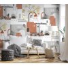 V166-2C Tapeten Essener Panorama 2 Farbe rot Wandbild