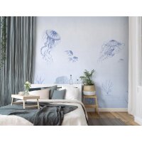 V174-3M Tapeten Essener Panorama 2 Farbe blau Wandbild