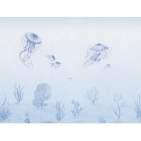 V174-3V Tapeten Essener Panorama 2 Farbe blau Wandbild