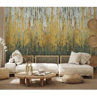 V176-2F Tapeten Essener Panorama 2 Farbe grün, gold...