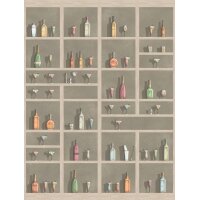 V181-1F Tapeten Essener Panorama 2 Farbe beige, bunt...