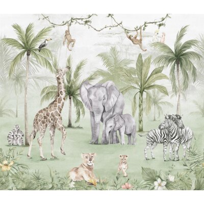 V187-1V Tapeten Essener Panorama 2 Farbe grün Wandbild