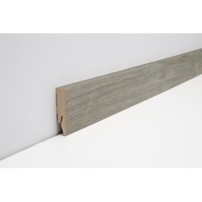 Joka Sockelleiste 14x58 mm 2,40 m Lang  FO 458 Profil  458 mit FinishFolie Oberfläche  L104  458