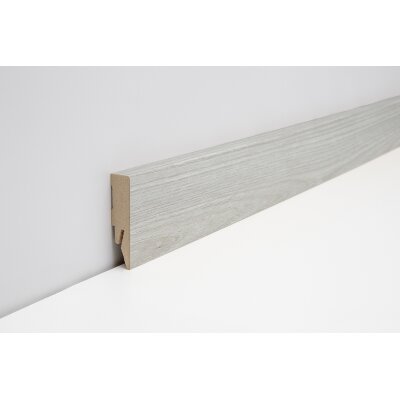 Joka Sockelleiste 14x58 mm 2,40 m lang  FO 458 Profil  458 mit FinishFolie Oberfläche  L109  458