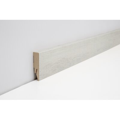 Joka Sockelleiste 14x58 mm 2,40 m lang  FO 458 Profil  458 mit FinishFolie Oberfläche  L110  458