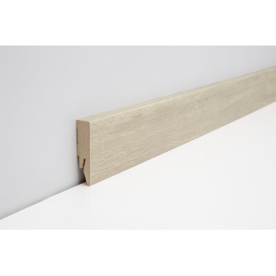 Joka Sockelleiste 14x58 mm 2,4 m lang  FO 458 Profil  458 mit FinishFolie Oberfläche  L122  458