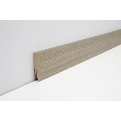 Joka Sockelleiste 14x58 mm 2,4 m lang  FO 458 Profil  458 mit FinishFolie Oberfläche  L131  458