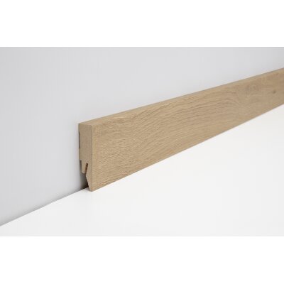 Joka Sockelleiste 14x58 mm 2,4 m lang  FO 458 Profil  458 mit FinishFolie Oberfläche  L140  458