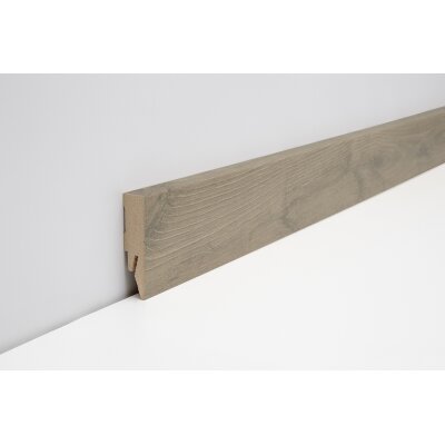 Joka Sockelleiste 14x58 mm 2,4 m lang  FO 458 Profil  458 mit FinishFolie Oberfläche  L152  458