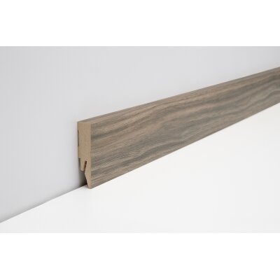 Joka Sockelleiste 14x58 mm 2,4 m lang  FO 458 Profil  458 mit FinishFolie Oberfläche  L153  458