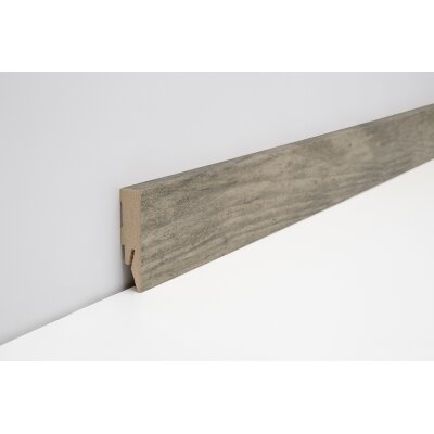 Joka Sockelleiste 14x58 mm 2,4 m lang  FO 458 Profil  458 mit FinishFolie Oberfläche  L155  458