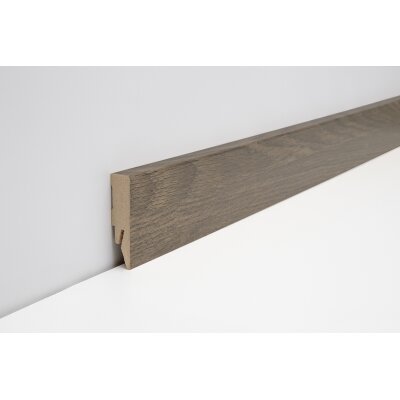 Joka Sockelleiste 14x58 mm 2,4 m lang  FO 458 Profil  458 mit FinishFolie Oberfläche  L156  458