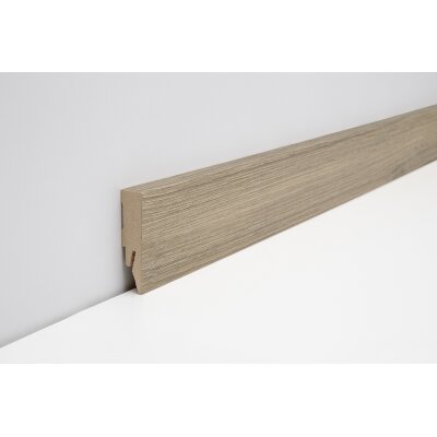 Joka Sockelleiste 14x58 mm 2,4 m lang  FO 458 Profil  458 mit FinishFolie Oberfläche  L160  458