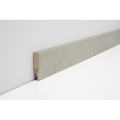 Joka Sockelleiste 14x58 mm 2,4 m lang  FO 458 Profil  458 mit FinishFolie Oberfläche  L502  458