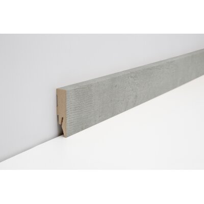 Joka Sockelleiste 14x58 mm 2,4 m lang  FO 458 Profil  458 mit FinishFolie Oberfläche  L503  458