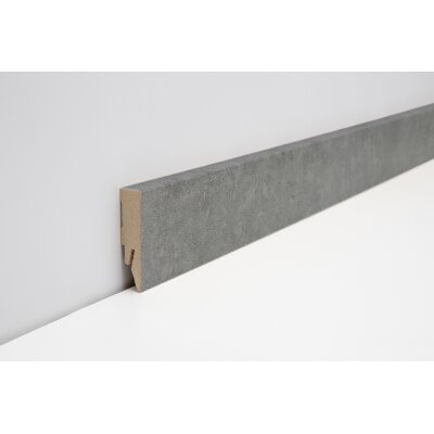 Joka Sockelleiste 14x58 mm 2,4 m lang FO 458 Profil  458 mit FinishFolie Oberfläche L506  458