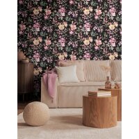 AS 790612 Tapeten A.S Creation CosmoLiving Farbe Schwarz Bunt Rosa Grün Gelb Vliestapete