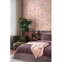 AS 790613 Tapeten A.S Creation CosmoLiving Farbe Rosa Bunt Metallic Gelb Grün Vliestapete