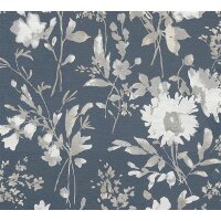 AS 790615 Tapeten A.S Creation CosmoLiving Farbe Blau Metallic Weiß Creme  Vliestapete