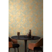 AS 790632 Tapeten A.S Creation CosmoLiving Farbe Blau Gold    Vliestapete