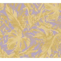 AS 790633 Tapeten A.S Creation CosmoLiving Farbe Lila Gold    Vliestapete