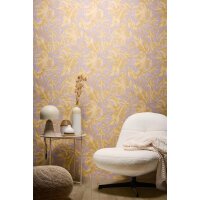 AS 790633 Tapeten A.S Creation CosmoLiving Farbe Lila Gold    Vliestapete