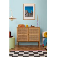 AS 790654 Tapeten A.S Creation CosmoLiving Farbe Blau Metallic Gold   Vliestapete