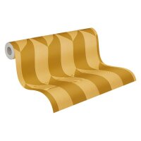 AS 790866 Tapeten A.S Creation CosmoLiving Farbe Gold Metallic Gelb   Vliestapete