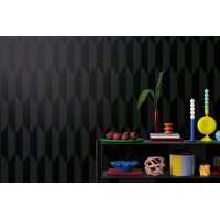 AS 790868 Tapeten A.S Creation CosmoLiving Farbe Schwarz Metallic    Vliestapete