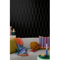 AS 790868 Tapeten A.S Creation CosmoLiving Farbe Schwarz Metallic    Vliestapete